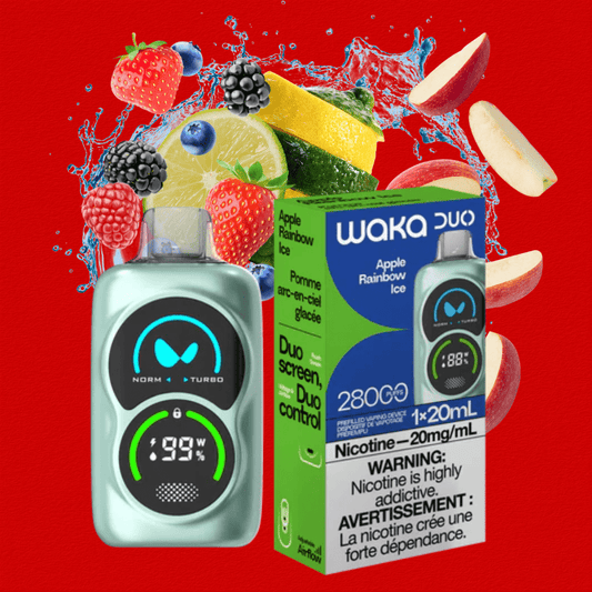 WAKA Duo 28000 Disposable Vape - Apple Rainbow