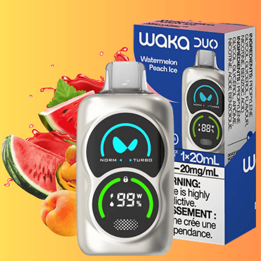 WAKA Duo 28000 Disposable Vape - Watermelon Peach Ice