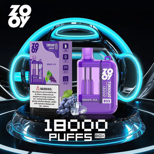 ZOOY TORNADO 18000 PUFF Disposable Vape In Sales