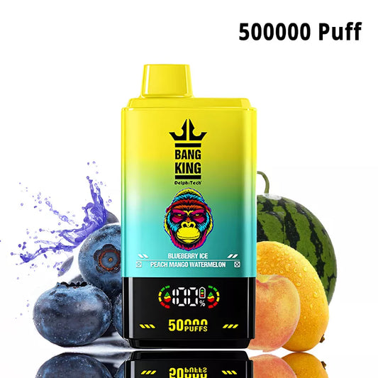 Bang King 50000 Puff 50K Dual Flavors Disposable vape -850mAh Battery, 50ml E-liquid, Multiple Nicotine 12 Flavors