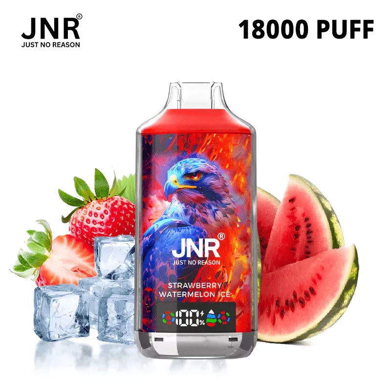 JNR 18000 18k Puffs Falcon X Vape Wholesale Price France Belgium Netherlands-950mAh Battery, 24ml E-liquid, Multiple Nicotine 28 Flavors