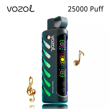 Vozol Gear Shisha 25000 Puffs Disposable Vape 25k Puff 25ml E-liquid 1000mAh  Battery 30 flavors Wholesale Price