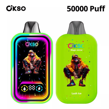 OKSO Magic Mirro 50000 Puffs 50k Vape 10 Flavors List Good Price