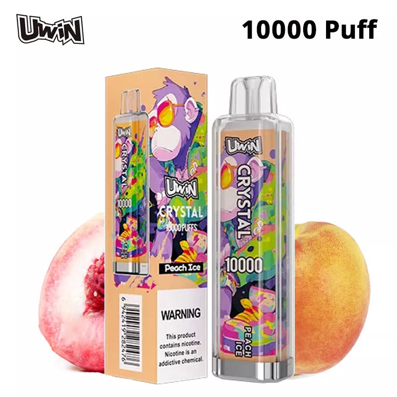 Uwin 10000 Puffs Wholesale Crystal Disposable Vape Pen Vaper 10K 12K 15K 30K 50K Electronic Cigarette