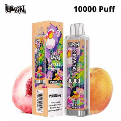 Uwin 10000 Puffs Wholesale Crystal Disposable Vape Pen Vaper 10K 12K 15K 30K 50K Electronic Cigarette