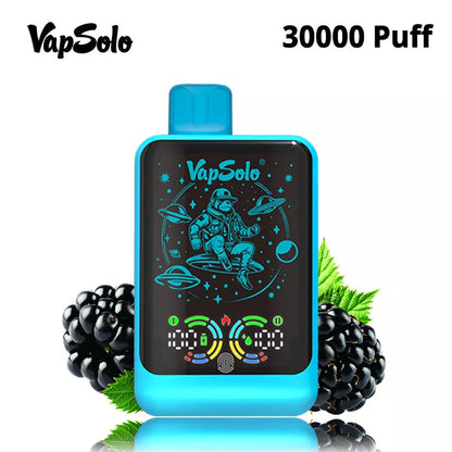 Vapsolo Galaxy 30000 Puffs Digital Screen 30k Disposable Vape-850mAh Battery, 40ml E-liquid, Multiple Nicotine 12 Flavors
