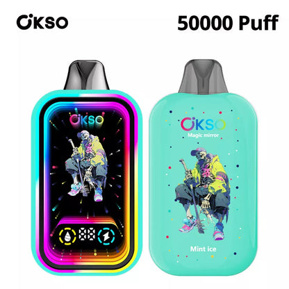 OKSO Magic Mirro 50000 Puffs 50k Vape 10 Flavors List Good Price