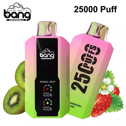 Bang 25000 Puffs Vape 25K Disposable Vape Pen E Cigarette Prefilled 30ml 650mAh Disposable Vape 12 Flavors