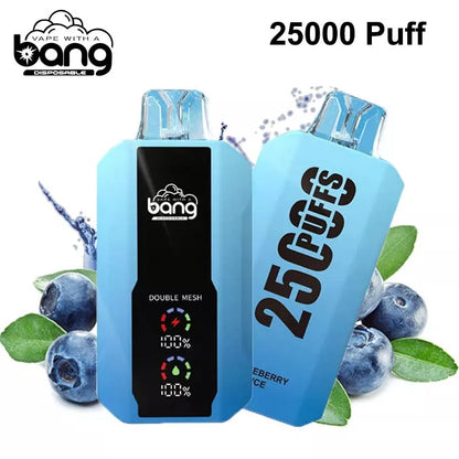 Bang 25000 Puffs Vape 25K Disposable Vape Pen E Cigarette Prefilled 30ml 650mAh Disposable Vape 12 Flavors