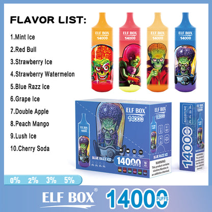 ELF BOX 14000 Puffs Disposable Vape Wholesale