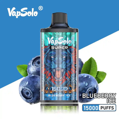 Vapsolo Super 15000 Puffs 15 Flavors 0% 2% 5% Nicotine Disposable Vape