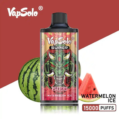 Vapsolo Super 15000 Puffs 15 Flavors 0% 2% 5% Nicotine Disposable Vape