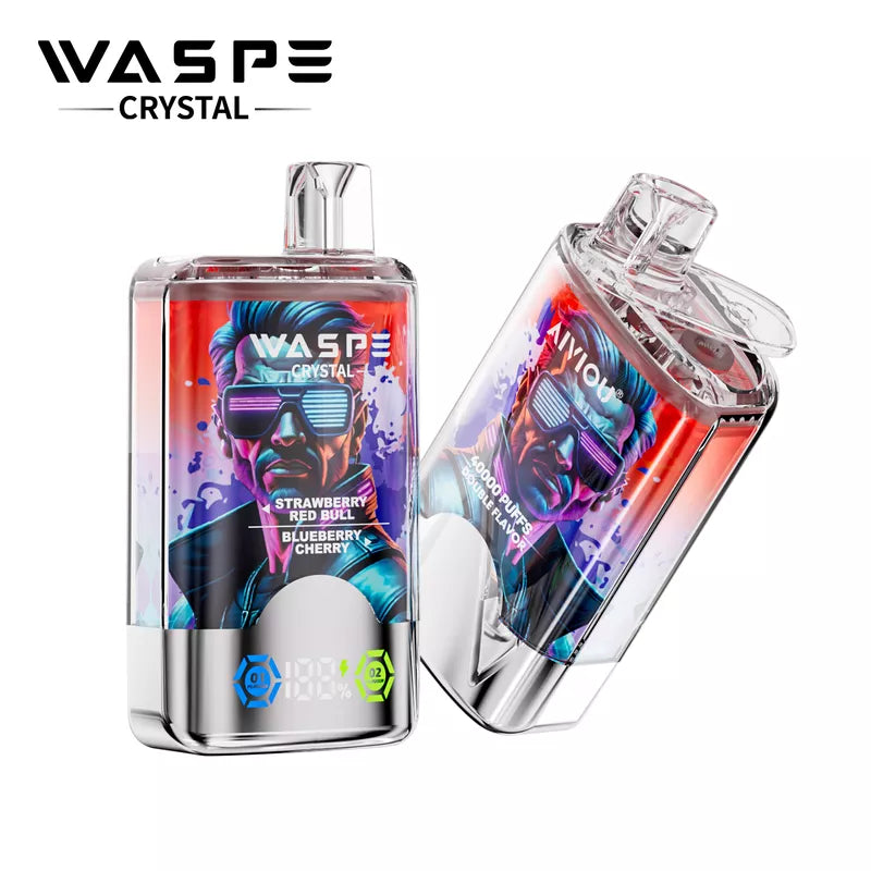 Waspe Crystal 40k Puffs 40000 Vape Double flavors Free Shipping