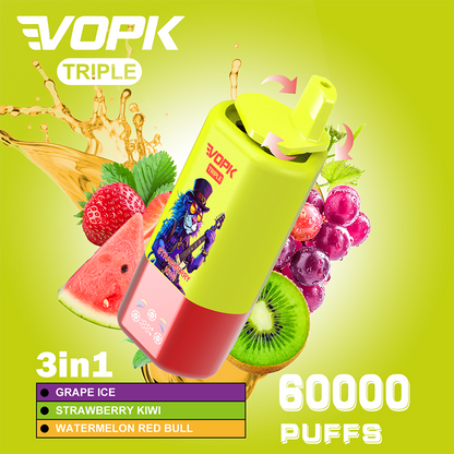 VOPK 3in1 60000 Puffs Disposable Vape Wholesale
