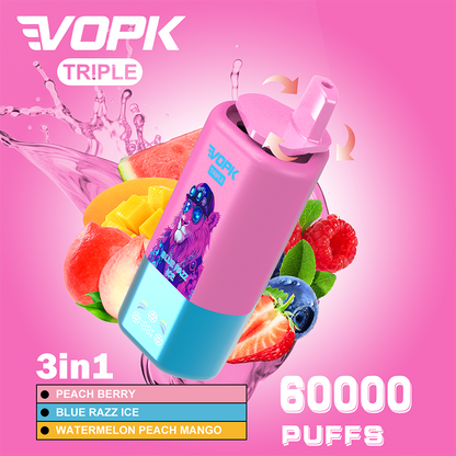 VOPK 3in1 60000 Puffs Disposable Vape Wholesale