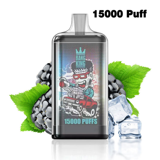 Bang King Original 15k puffs 15000 vape 0% 2% 5%-550mAh Battery, 25ml E-liquid, Multiple Nicotine 20 Flavors