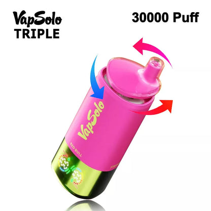 Vapsolo Triple 30k 30000 Puffs Disposable Vape 15 Flavors Good Price
