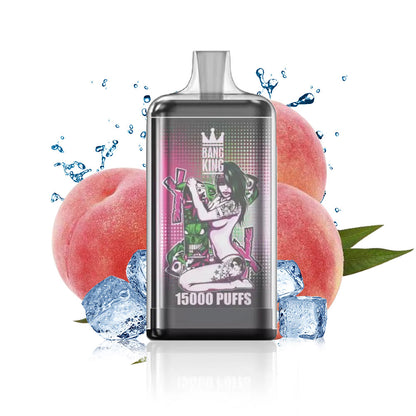 Bang King Original 15k puffs 15000 vape 0% 2% 5%-550mAh Battery, 25ml E-liquid, Multiple Nicotine 20 Flavors