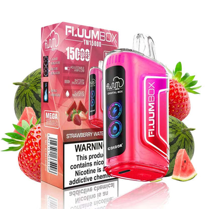 Fluum Bar Vape Box 15000 Puffs 15K Price 0% 2% 5% 12 flavors