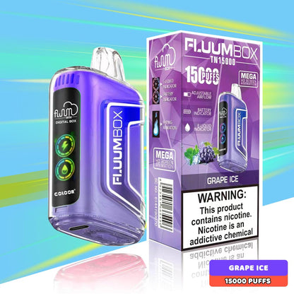 Fluum Bar Vape Box 15000 Puffs 15K Price 0% 2% 5% 12 flavors