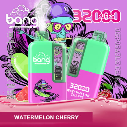 BangKing 32000 Puffs 32K Smart Full Screen Turn Ice Wholesale Disposable Vape Puff 32k Prefilled Pod