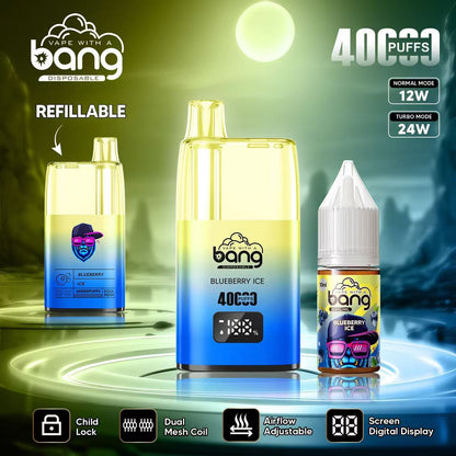 Bang 40000 Puffs Disposable Vape - 10ml E-Liquid, 650mAh Battery