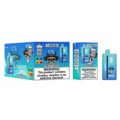 Bang Blaze 40000 Dual Flavors Disposable Vape(0% to 5% Nicotine) - 40ml E-Liquid, 650mAh Battery 12 Flavors