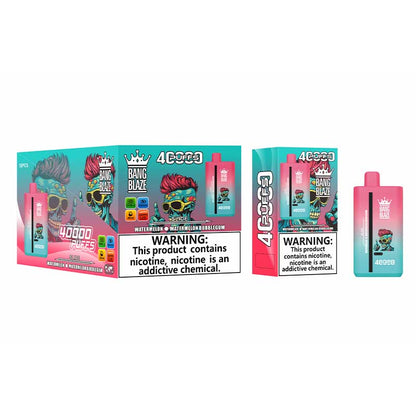 Bang Blaze 40000 Dual Flavors Disposable Vape(0% to 5% Nicotine) - 40ml E-Liquid, 650mAh Battery 12 Flavors