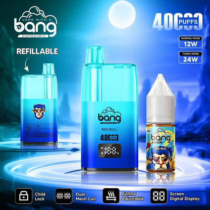 Bang 40000 Puffs Disposable Vape - 10ml E-Liquid, 650mAh Battery