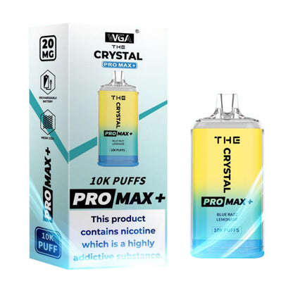 WGA Crystal Pro Max Plus 10000Puffs Disposable Vape Wholesale 850mAh Battery 13  Flavors