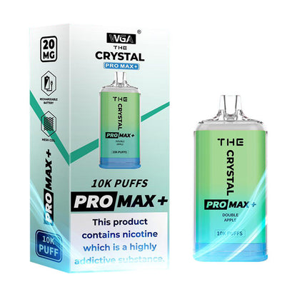 WGA Crystal Pro Max Plus 10000Puffs Disposable Vape Wholesale 850mAh Battery 13  Flavors
