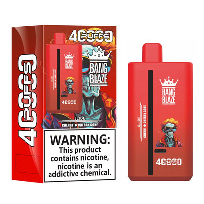 Bang Blaze 40000 Dual Flavors Disposable Vape(0% to 5% Nicotine) - 40ml E-Liquid, 650mAh Battery 12 Flavors
