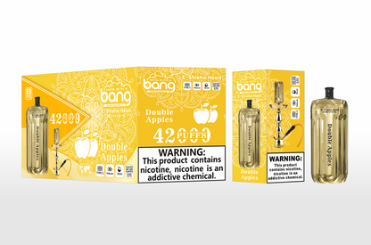 Bang Blaze E-Shisha Head 42000 Puffs(0% to 5% Nicotine) - 30ml E-Liquid, 1000mAh Battery 12 Flavors