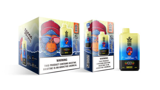 Bang King 50000 Puffs Disposable Vape(0% to 5% Nicotine) - 50ml E-Liquid, 850mAh Battery