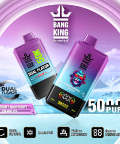 Bang King 50000 Puffs Disposable Vape(0% to 5% Nicotine) - 50ml E-Liquid, 850mAh Battery