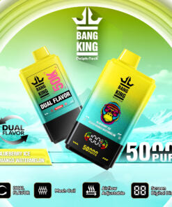Bang King 50000 Puffs Disposable Vape(0% to 5% Nicotine) - 50ml E-Liquid, 850mAh Battery