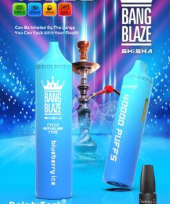 Bang Blaze 40000 Puffs Disposable Vape(0% to 5% Nicotine) - 40ml E-Liquid, 1000mAh Battery 12 Flavors