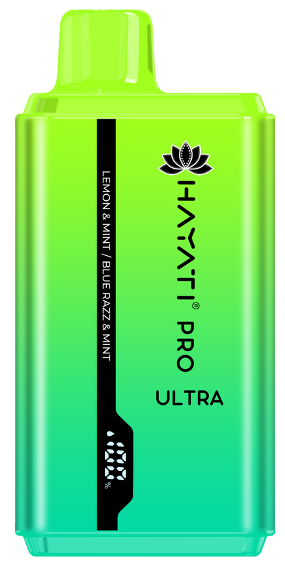 Hayati Pro Ultra 15000 Puffs Disposable Vape 2% Nicotine 850mAh Rechargeable Battery 45 Flavors