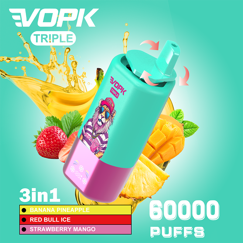 VOPK 3in1 60000 Puffs Disposable Vape Wholesale