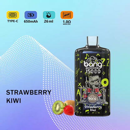 Bang 15000 Puffs Vape 25K Disposable Vape Pen E Cigarette Prefilled 26ml 650mAh Disposable Vape 12 Flavors