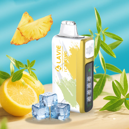 LAVIE ICE KING 50000 Puffs 5-Level Coolness and Power Adjustment Disposable Vape Wholesale-850mAh Battery, 24ml E-liquid, Multiple Nicotine 12 Flavors
