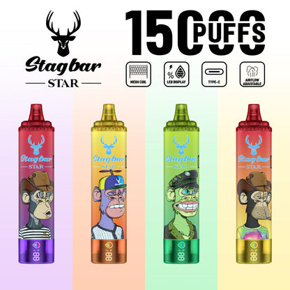 EU Warehouse Stagbar Star 15000 Puffs Disposable Vape Wholesale