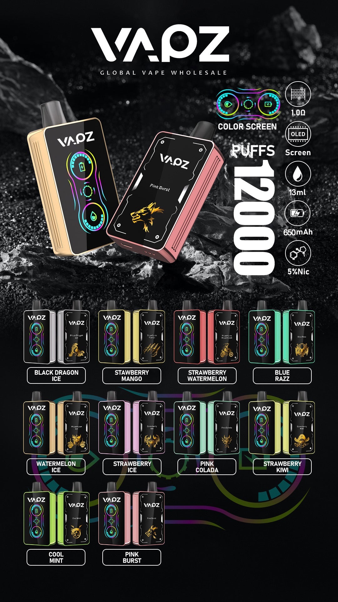 HOPEE 12000 Puffs Disposable Vape Wholesale