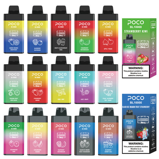 POCO BL 10000 Puffs EU Warehouse  Disposable Vape Wholesale-650mAh Battery, 20ml E-liquid, Multiple Nicotine 15 Flavors