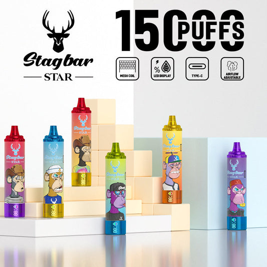 EU Warehouse Stagbar Star 15000 Puffs Disposable Vape Wholesale