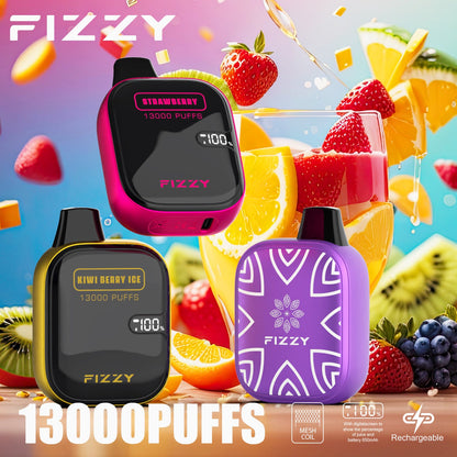 FIZZY BOOM 13000 Puffs Disposable Vape Wholesale-650mAh Battery,21ml E-liquid,Multiple Nicotine 12 Flavors