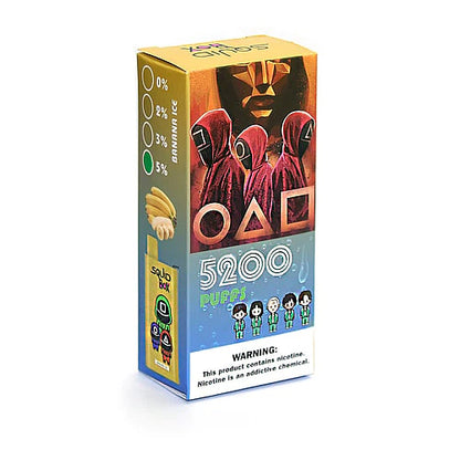 RandM Squid Box 5200 Puffs Disposable Vape  Authentic E Cigarette