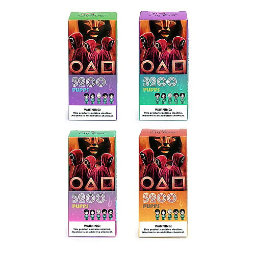 RandM Squid Box 5200 Puffs Disposable Vape  Authentic E Cigarette