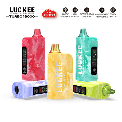 LUCKEE TURBO 18000 Puffs Disposable Vape Wholesale