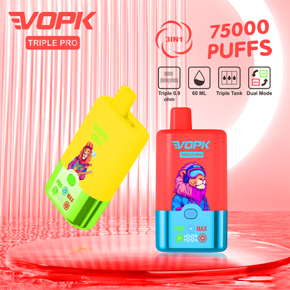 VOPK TRIPLE PRO 75000 Puffs Disposable Vape Wholesale